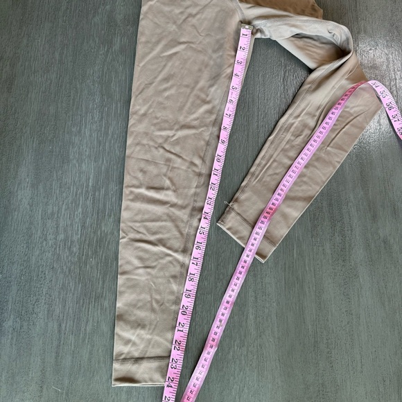 Set Active Beige Tan Leggings High Waisted S - Picture 9 of 10